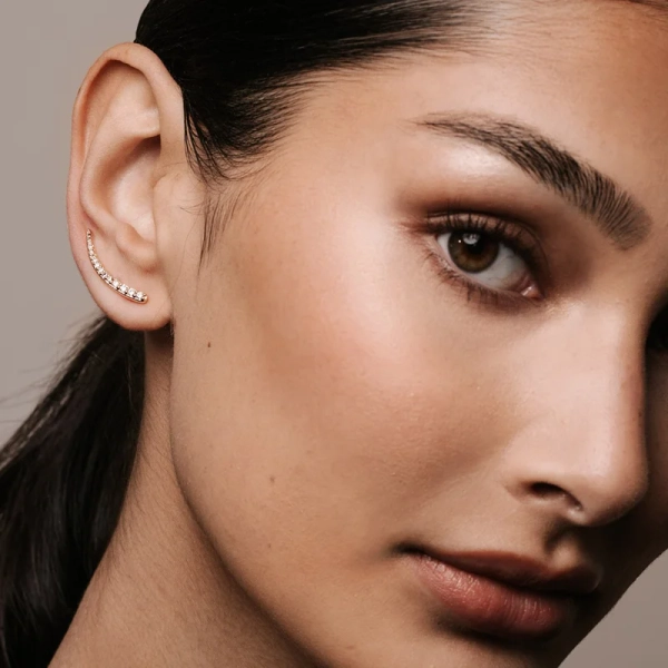 silverpläterad mässing med cubic zirconia