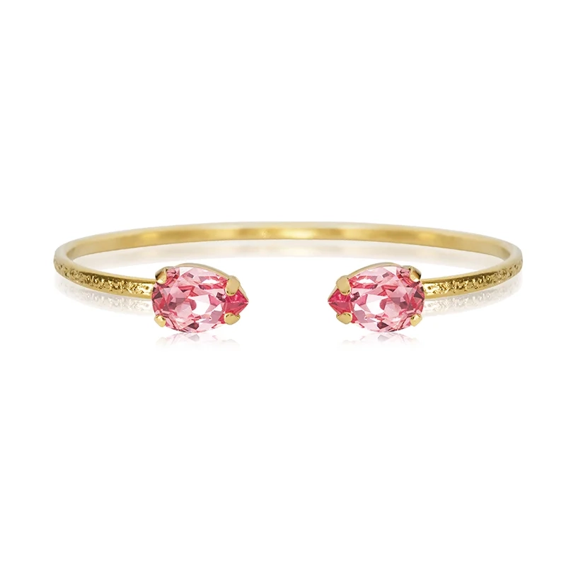 Caroline Svedbom - Petite Drop Bracelet Gold Light Rose