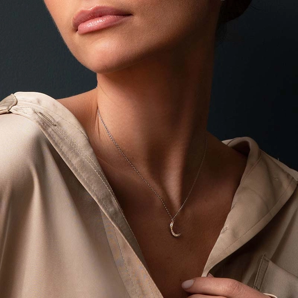Pencez Moon & Stars Necklace Gold - Efva Attling - Suuri valikoima & ilmainen lahjapaketointi - Nordicspectra.fi