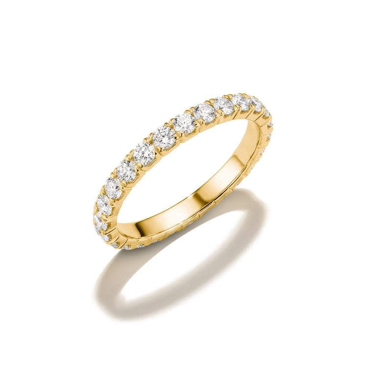 Eternityring Kristaller Guld