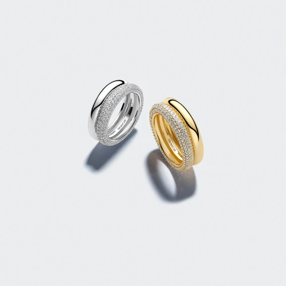 Carrara Ring i silver med gnistrande cubic zirconia från Sif Jakobs