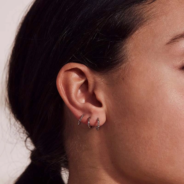 Duo Pair Creoles Steel - Edblad - Snabb frakt & paketinslagning - Nordicspectra.se