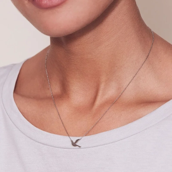 Dove Necklace Small Steel - Edblad - Snabb frakt & paketinslagning - Nordic Spectra