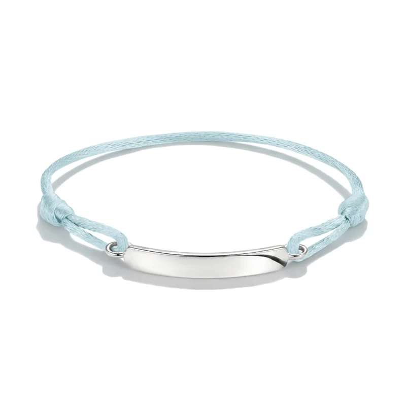 Thomas Sabo - Graverbart Ljusblått Textilarmband