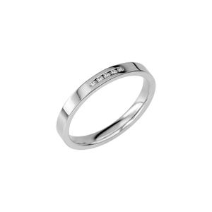 SR2037 White Gold - Wedding & engagement rings - Schalins - Scandinavian design - Nordic Spectra