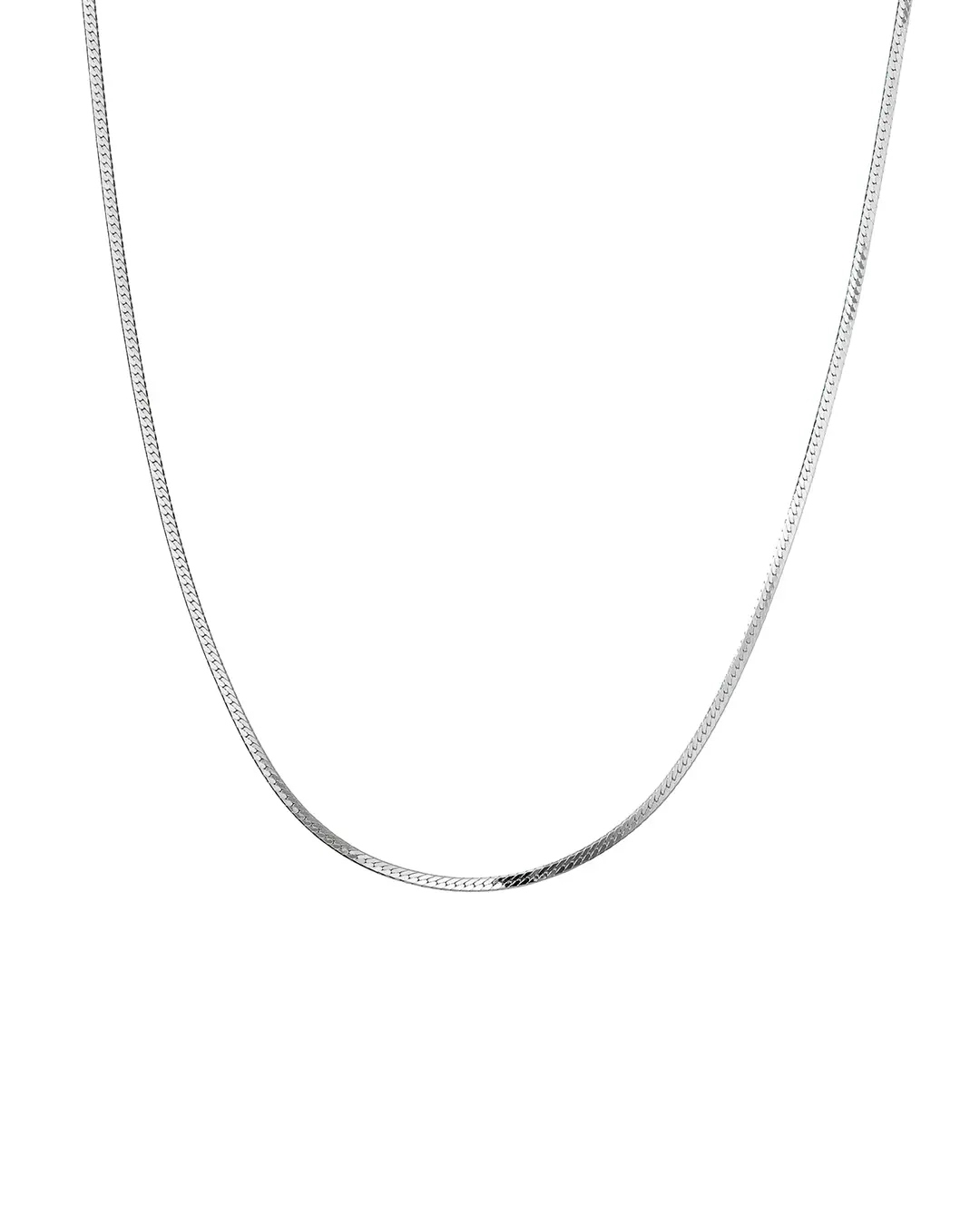 Herringbone Necklace Silver - Syster P - Snabb leverans & Gratis paketinslagning - Nordic Spectra