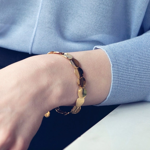 Pebble Bracelet Gold - Edblad - Snabb frakt & paketinslagning - Nordicspectra.se
