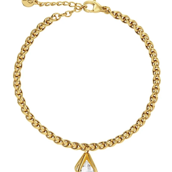Armband i 14K guldpläterat stål med justerbar längd