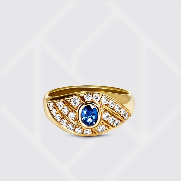 NS ONE 042 (RG Ring safir + brill) - Snabb frakt & fri paketinslagning - Nordicspectra.se