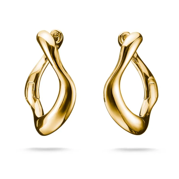Natural Beauty Small Creole Earrings Gold - Thomas Sabo - Suuri valikoima & ilmainen lahjapaketointi - Nordic Spectra