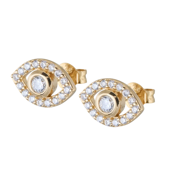 Devine Eye Mini Örhängen Guld - Carolina Gynning - Moderna smycken med en betydelse - Nordic Spectra