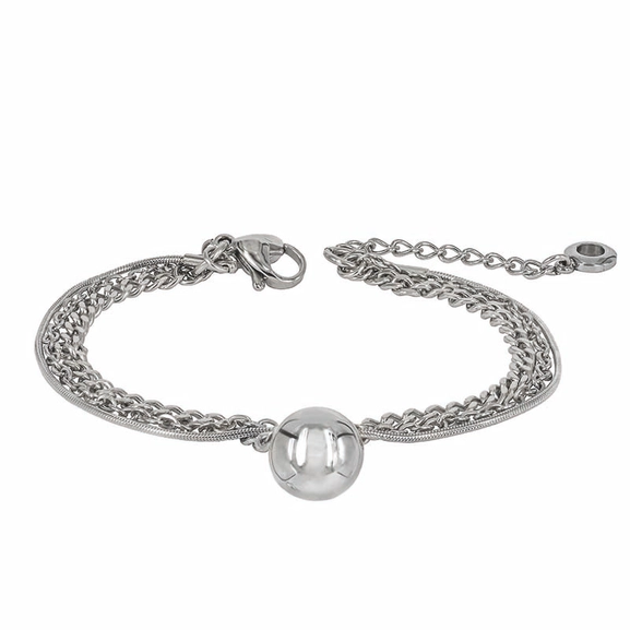 NOVA Armband Stål - Astrid & Agnes - Snabb frakt & paketinslagning - Nordicspectra.se