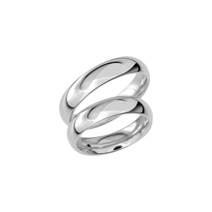 SR1048-5 Vitguld - Vigsel- & förlovningsringar - Schalins - Fri storleksändring* - Nordic Spectra