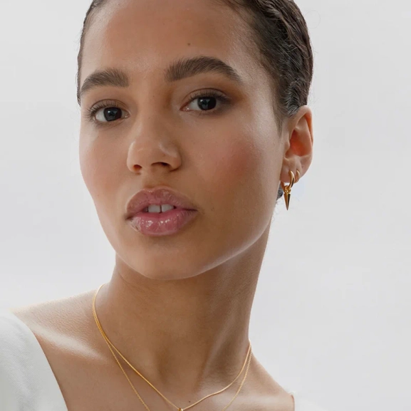Juno Single Hoops Gold - Syster P - Snabb leverans & Gratis paketinslagning - Nordic Spectra