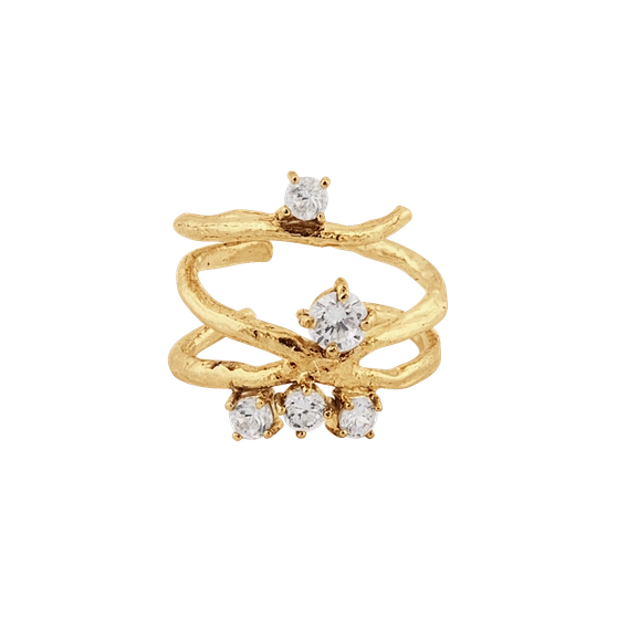 One Big Stone Ring Gold -CU Jewellery - Snabb frakt & paketinslagning - Nordicspectra.se