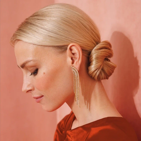 Diana Earrings Gold Golden Combo - Caroline Svedbom - Snabb frakt & paketinslagning - Nordic Spectra