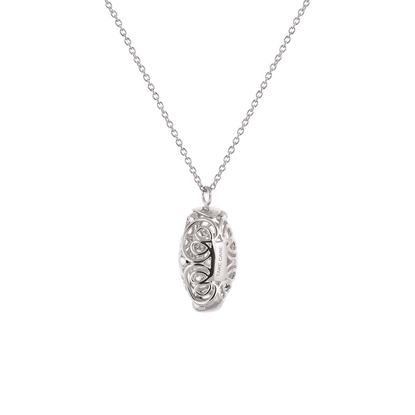 Letters Take Care Pendant Silver -CU Jewellery - Snabb frakt & paketinslagning - Nordicspectra.se