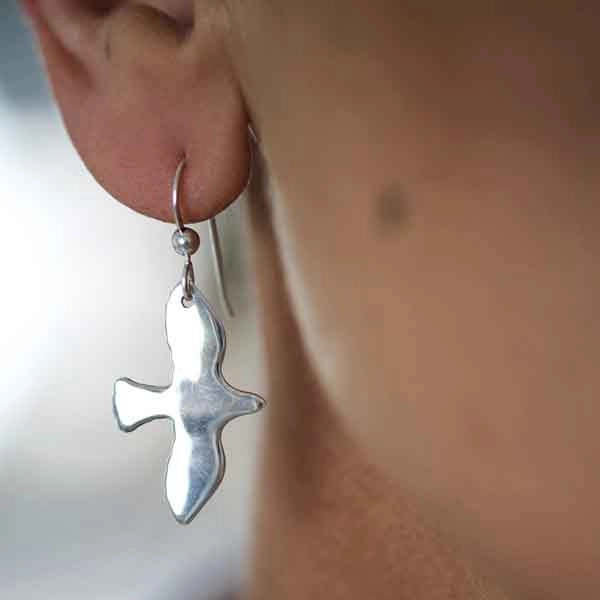 Dove Earrings Silver  - Emma Israelsson - Snabb frakt & paketinslagning - Nordicspectra.se