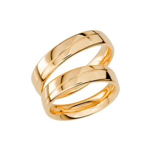 SR1020-5 Guld - Vigsel- & förlovningsringar - Schalins - Fri storleksändring* - Nordic Spectra