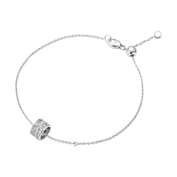 Fusion Armband Vitguld med Pavé 0.16 ct Diamanter - Georg Jensen örhängen - Snabb frakt & paketinslagning - Nordicspectra.se