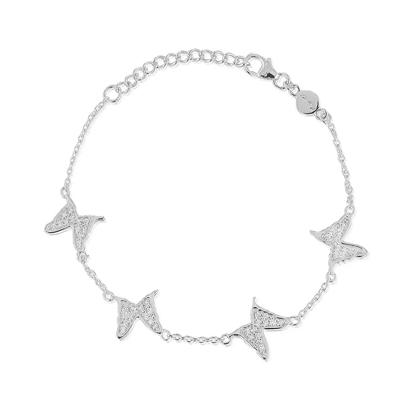 Carolina Gynning - Petite Papillion Sparkling Armband Fjärilar