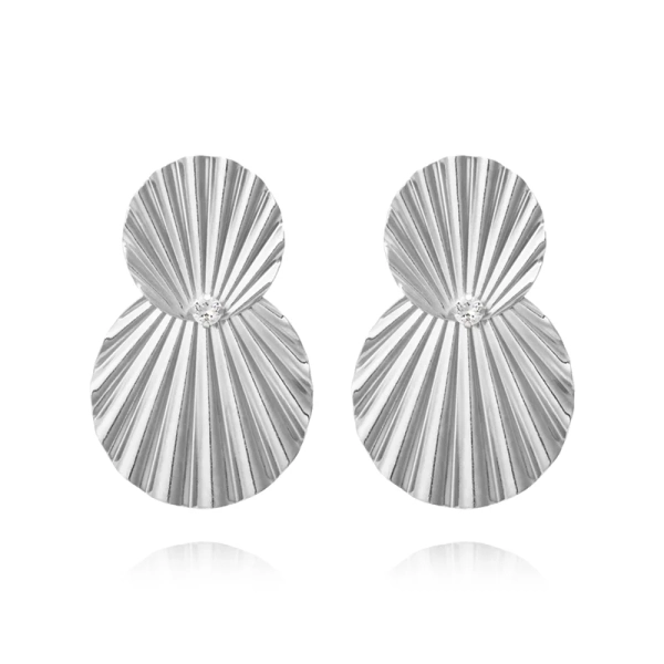 Mischa Earrings Rhodium