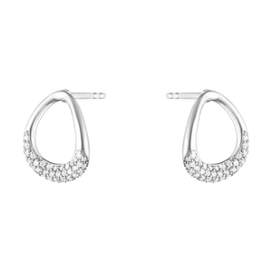 Offspring Ohrringe Klein Mit Diamant 0.19 ct von Georg Jensen, Schneller Versand - Nordicspectra.de