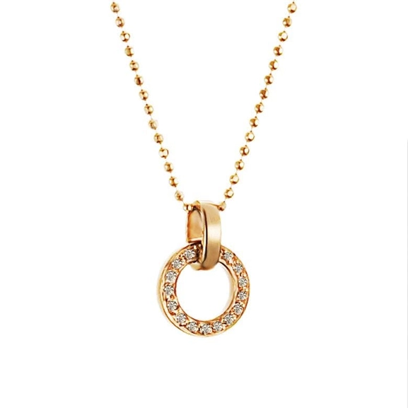 Ring Around & Stars Pendant Gold - Efva Attling halsband - Snabb frakt & paketinslagning - Nordicspectra.se