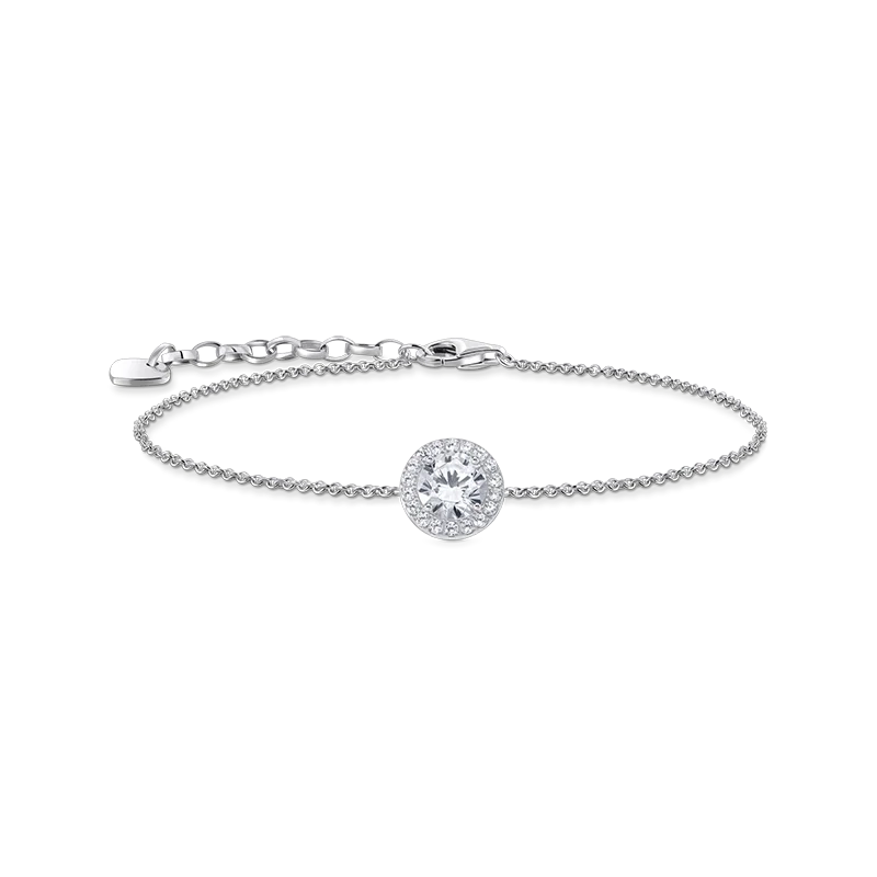 Thomas Sabo - Haloarmband med Glittrande Stenar