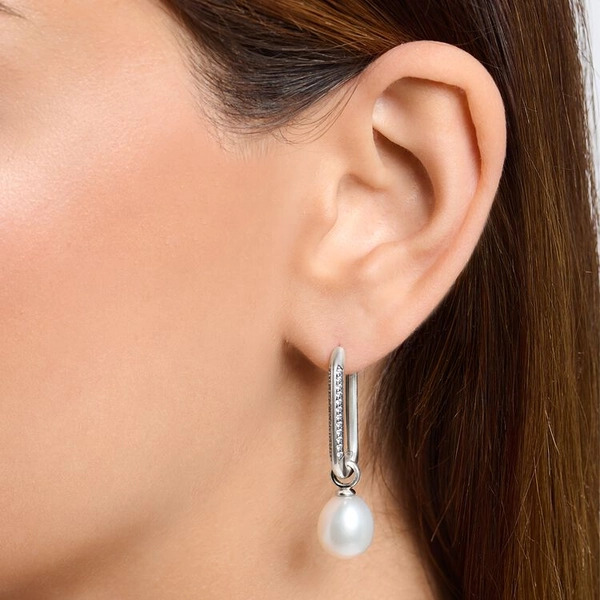 Creolen Glieder Und Perlen Steinen Silber von Thomas Sabo, Schneller Versand - Nordicspectra.de