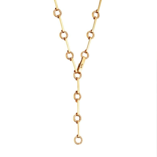 Ring Chain & Stars Necklace Gold - Efva Attling halsband - Snabb frakt & paketinslagning - Nordicspectra.se