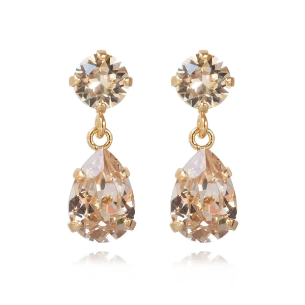 Mini Drop Earrings Gold Silk - Caroline Svedbom - Nopea toimitus ja lahjapakkaus - Nordic Spectra
