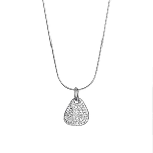 Little Rose Petal & Stars Pendant White Gold - Efva Attling halsband - Snabb frakt & paketinslagning - Nordicspectra.se