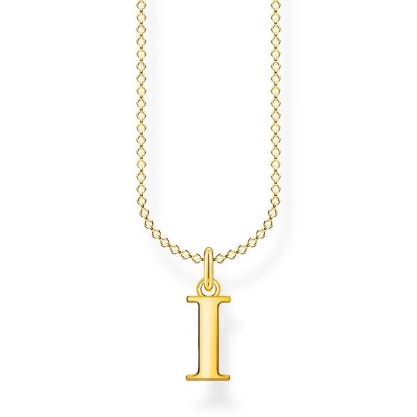 Kette Buchstabe Gold - I von Thomas Sabo, Schneller Versand - Nordicspectra.de