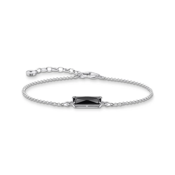 Armband Mit Schwarzer Stein Silber von Thomas Sabo, Schneller Versand - Nordicspectra.de