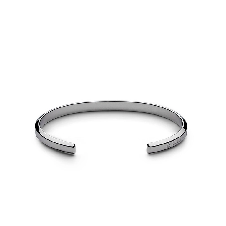 Icon Cuff Thin - Polished Steel - Skultuna - Snabb frakt & paketinslagning - Nordicspectra.se
