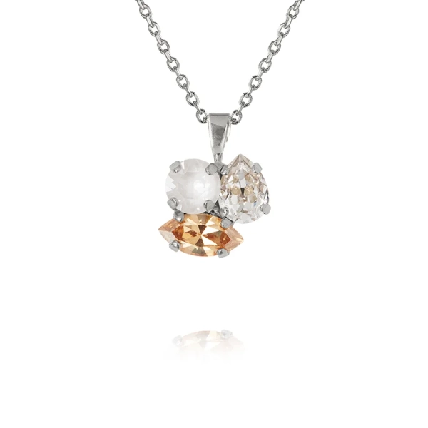 Ana Necklace Rhodium Golden Combo - Caroline Svedbom - Nopea toimitus ja lahjapakkaus - Nordic Spectra