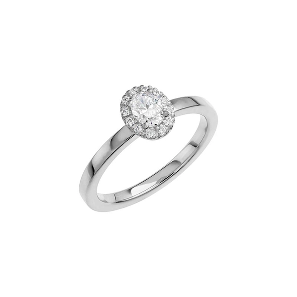 Love 06 White Gold - Wedding & engagement rings - Schalins - Scandinavian design - Nordic Spectra