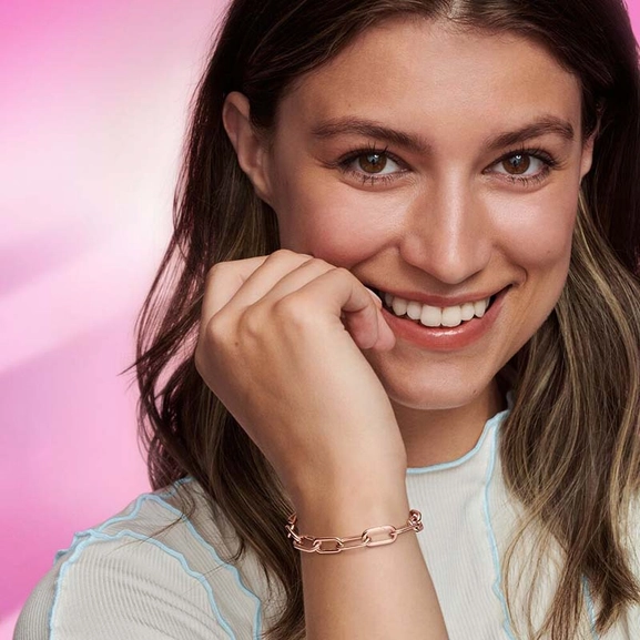 PANDORA ME Link Chain Armband Rosé - PANDORA - Snabb frakt & paketinslagning - Nordicspectra.se