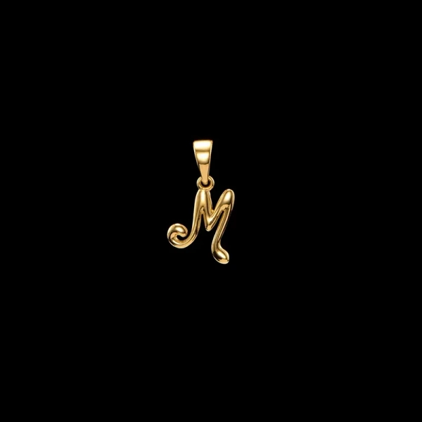Tiny Tales Letter Charm Gold