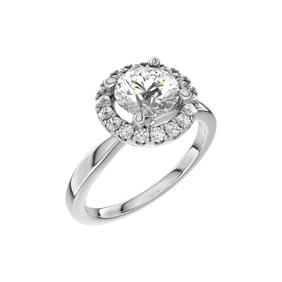 North 029 Lab Grown Diamond White Gold - Wedding & engagement rings - Schalins - Scandinavian design - Nordic Spectra