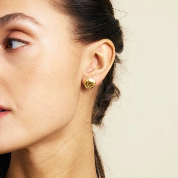 Shelli Studs S Gold - Edblad - Snabb frakt & paketinslagning - Nordic Spectra