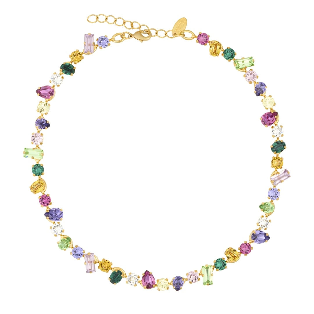 Caroline Svedbom - Noelle Statement Necklace Gold Festive Combo