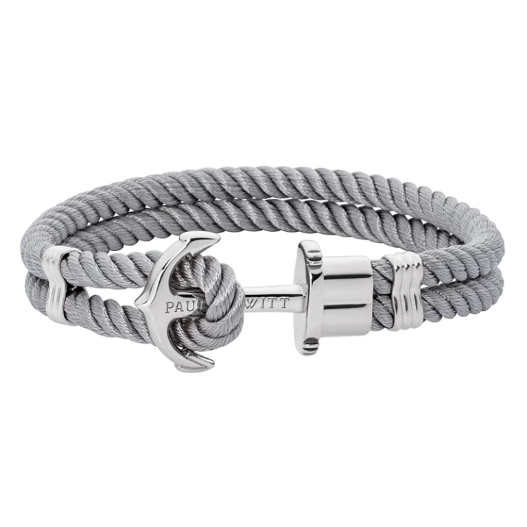 Phrep Armband Grå/Silver - Paul Hewitt - Omgående leverans & paketinslagning - Nordic Spectra