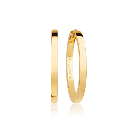 Ellera Pianura X-Grande Ohrringe Gold von Sif Jakobs