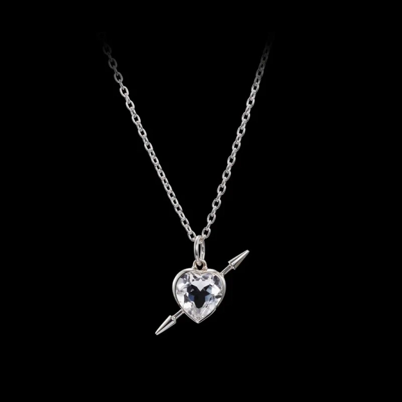 Rebel Love Necklace Clear Quartz - Maria Nilsdotter - Schmuck im skandinavischen Design - Nordic Spectra
