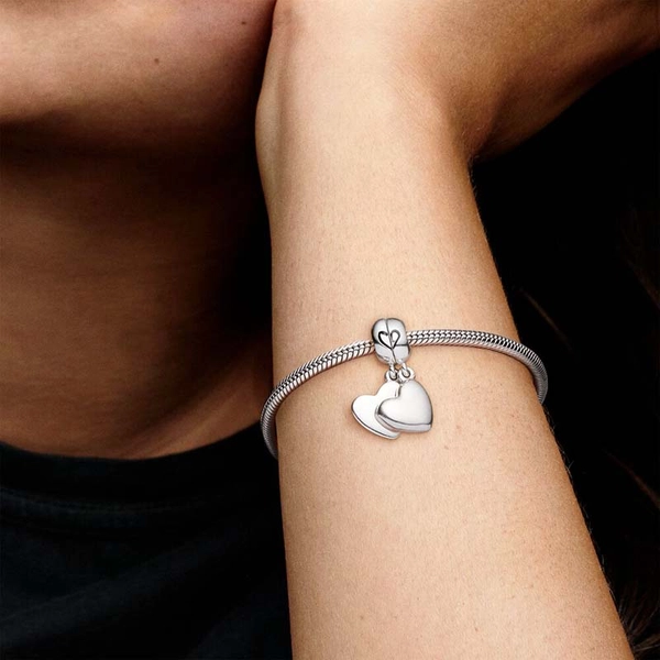 Mor och Son Hjärtberlock Silver - PANDORA - Snabb frakt & paketinslagning - Nordicspectra.se