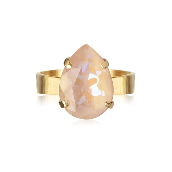 Mini Drop Ring Gold Ivory Creme Delite - Caroline Svedbom - Snabb frakt & paketinslagning - Nordicspectra.se