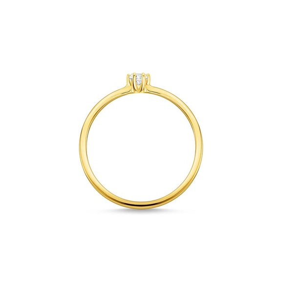 Sormus Kulta - Thomas Sabo - Suuri valikoima & ilmainen lahjapaketointi - Nordicspectra.fi