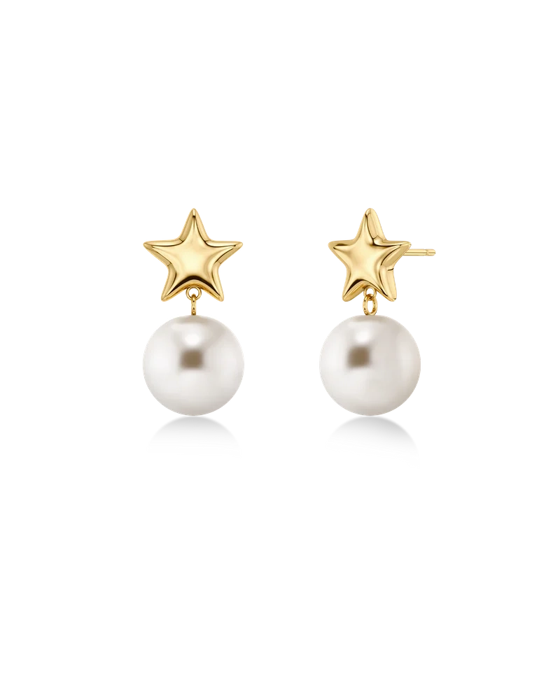 Edblad - Astra Earrings Pearl Gold